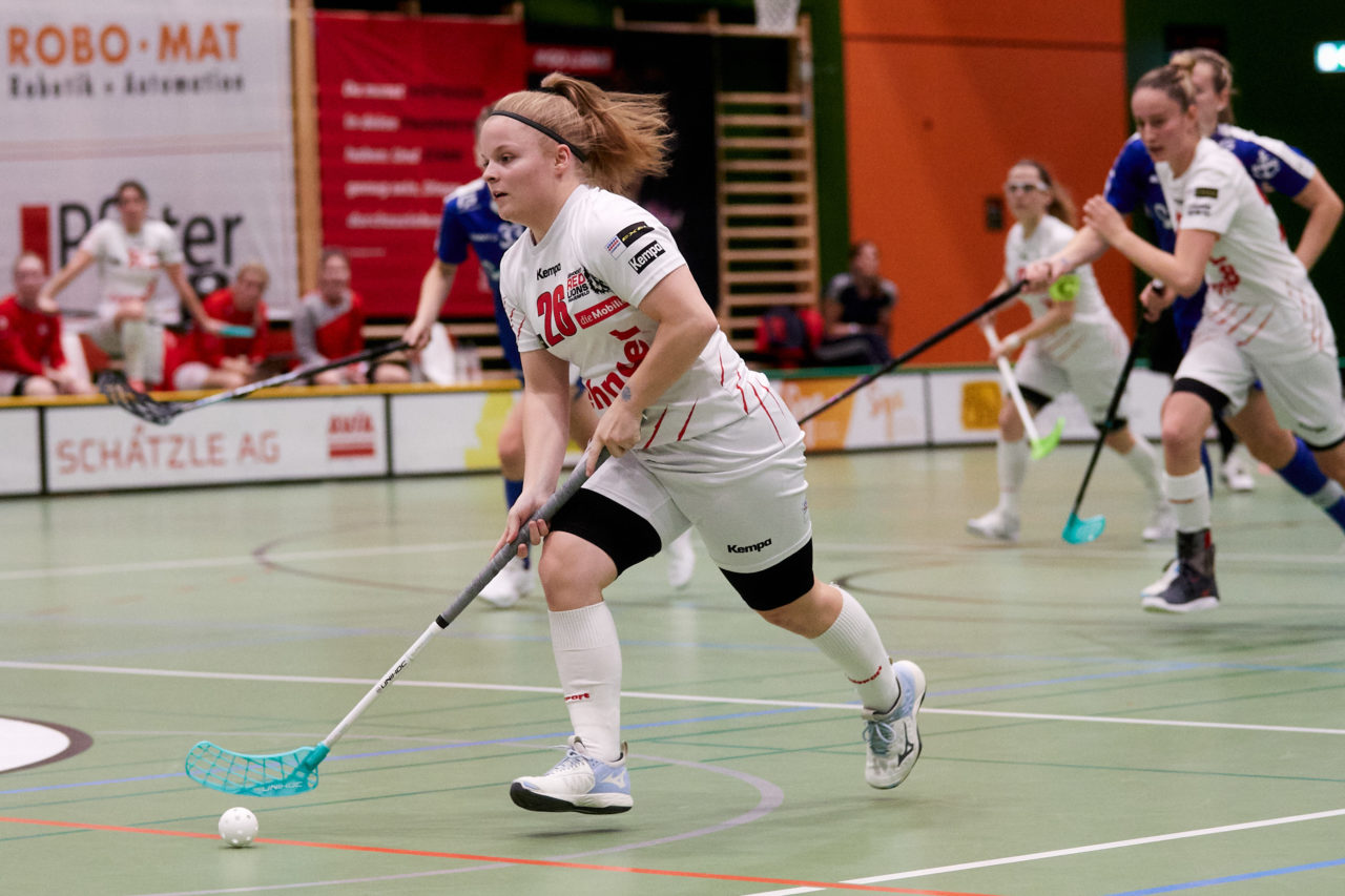 Zug United - UH Red Lions Frauenfeld am  6. November 2021 in der Sporthalle der Kantonsschule Zug 
Bild: Michael Peter
