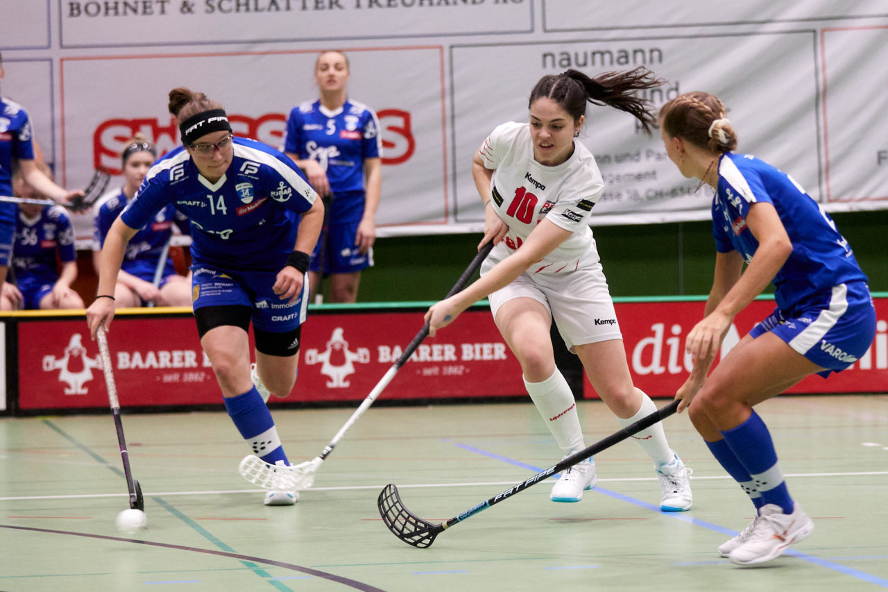 Zug United - UH Red Lions Frauenfeld am  6. November 2021 in der Sporthalle der Kantonsschule Zug 
Bild: Michael Peter