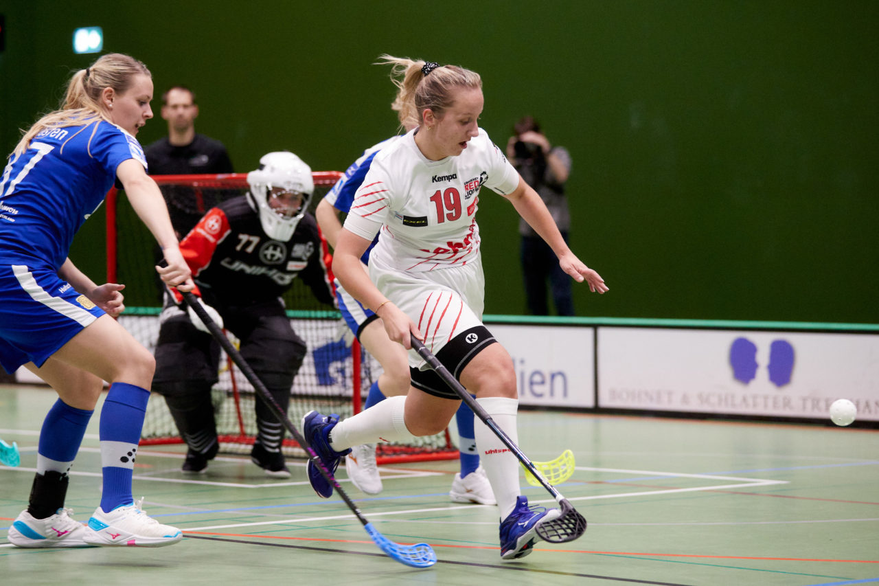 Zug United - UH Red Lions Frauenfeld am  6. November 2021 in der Sporthalle der Kantonsschule Zug 
Bild: Michael Peter