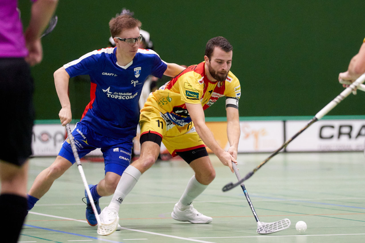 Zug United - Unihockey Tigers Langnau am  6. November 2021 in der Sporthalle der Kantonsschule Zug 
Bild: Michael Peter