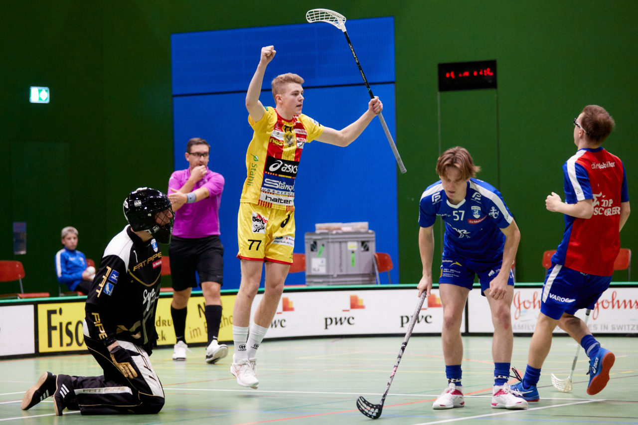Zug United - Unihockey Tigers Langnau am  6. November 2021 in der Sporthalle der Kantonsschule Zug 
Bild: Michael Peter