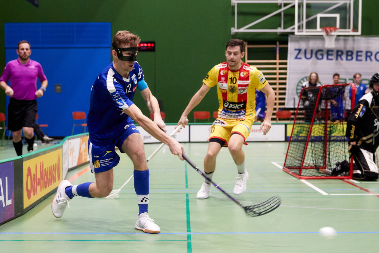 Zug United - Unihockey Tigers Langnau am  6. November 2021 in der Sporthalle der Kantonsschule Zug 
Bild: Michael Peter