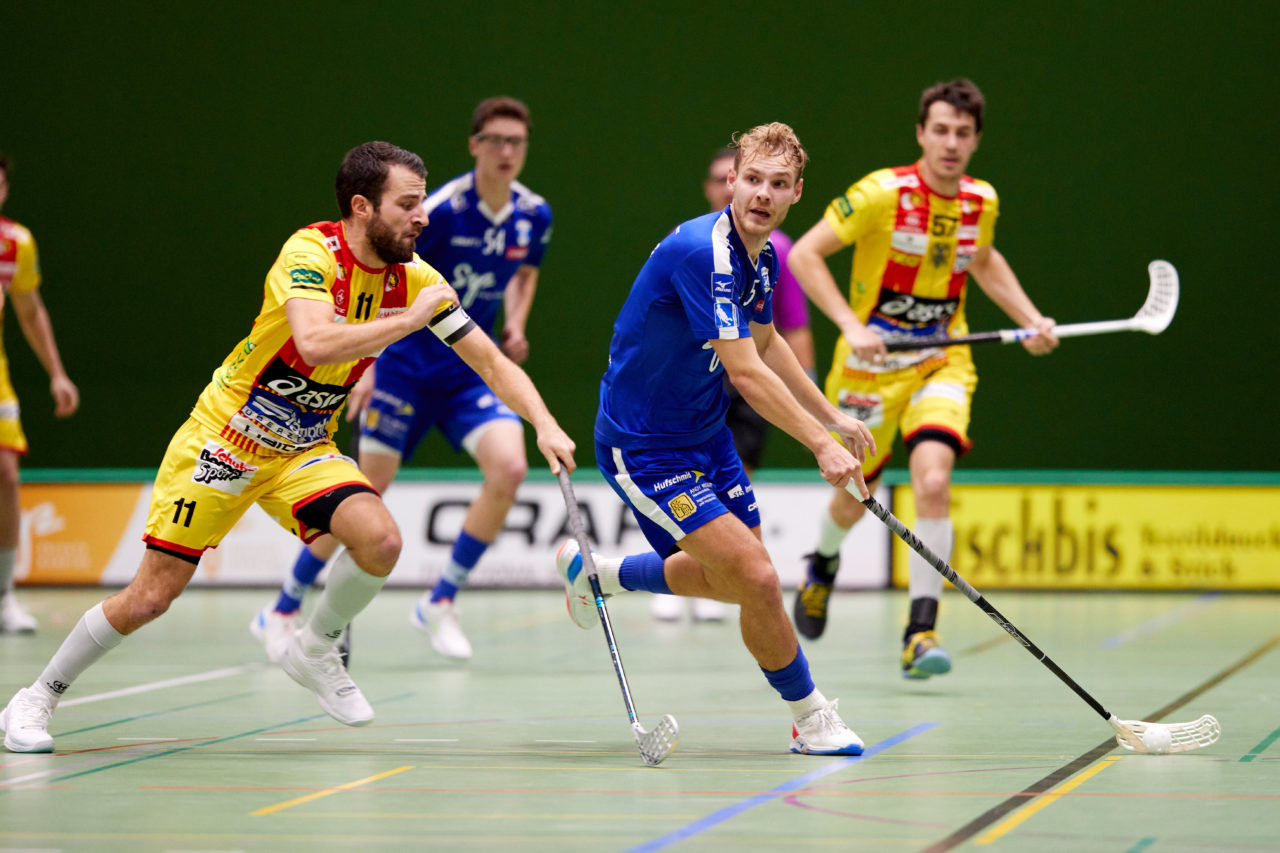 Zug United - Unihockey Tigers Langnau am  6. November 2021 in der Sporthalle der Kantonsschule Zug 
Bild: Michael Peter