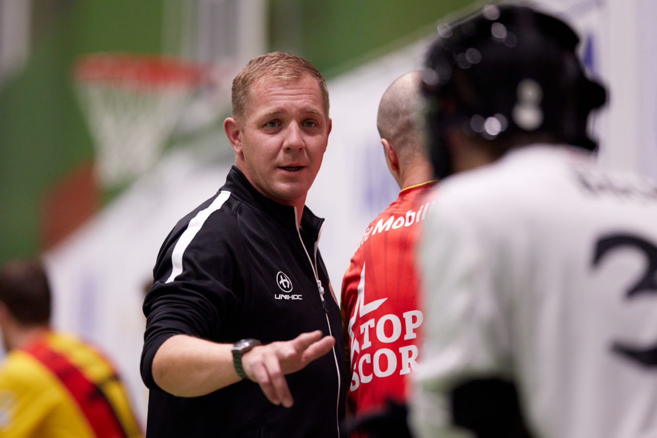 Zug United - Unihockey Tigers Langnau am  6. November 2021 in der Sporthalle der Kantonsschule Zug 
Bild: Michael Peter