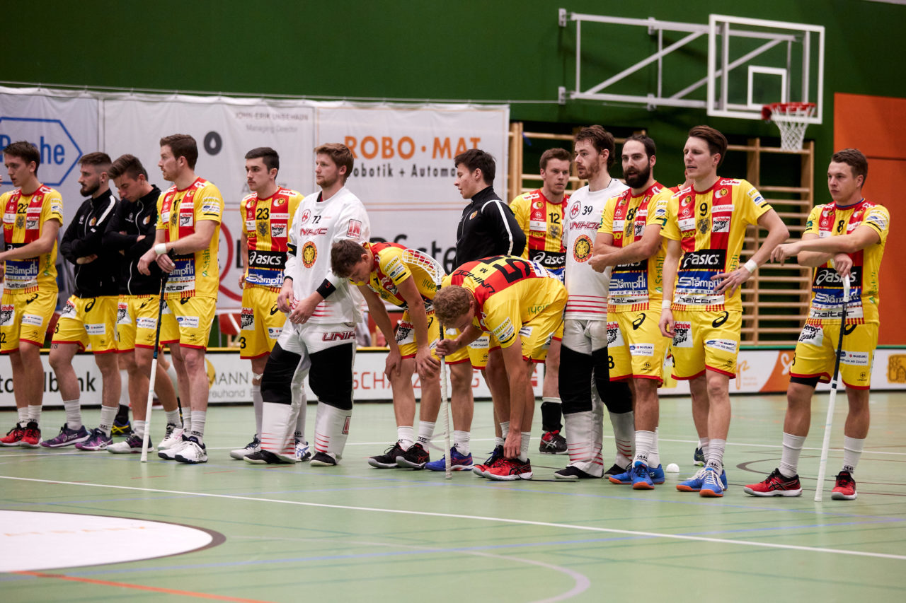 Zug United - Unihockey Tigers Langnau am  6. November 2021 in der Sporthalle der Kantonsschule Zug 
Bild: Michael Peter