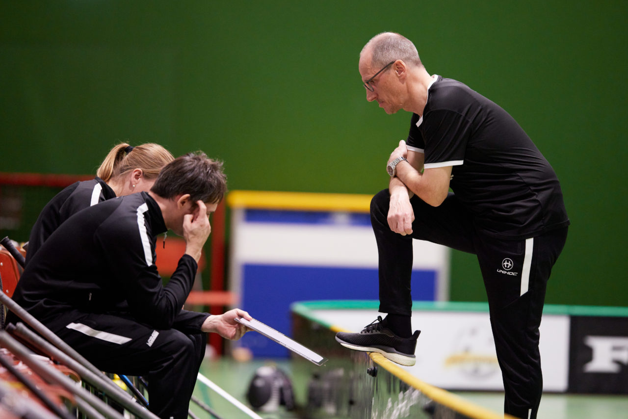 Junioren U16A
Zug United - Chur Unihockey am 19. Februar  2022 in der Sporthalle der Kantonsschule Zug 
Bild: Michael Peter