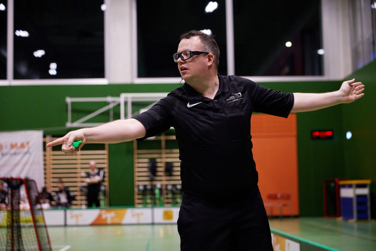 Junioren U16A
Zug United - Chur Unihockey am 19. Februar  2022 in der Sporthalle der Kantonsschule Zug 
Bild: Michael Peter