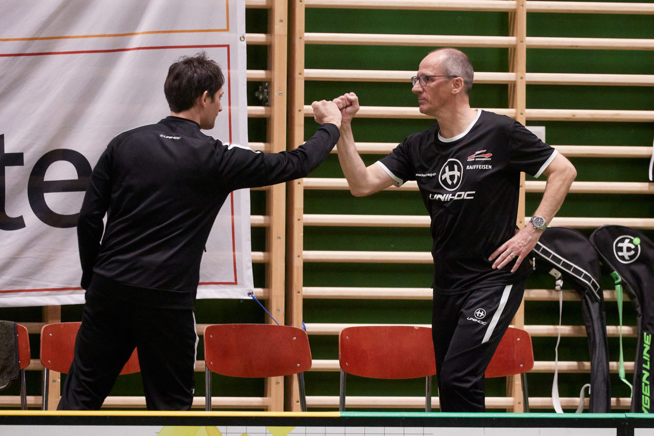 Junioren U16A
Zug United - Chur Unihockey am 19. Februar  2022 in der Sporthalle der Kantonsschule Zug 
Bild: Michael Peter