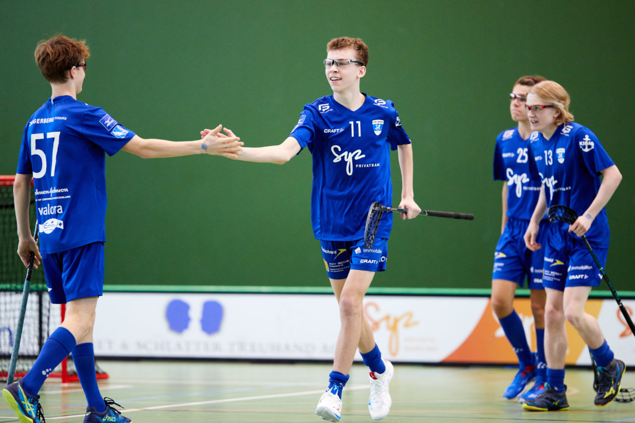 Junioren U18A 
Zug United - Unihockey Basel Regio  
am 17. Januar 2022 in der Sporthalle der Kantonsschule Zug 
Bild: Michael Peter