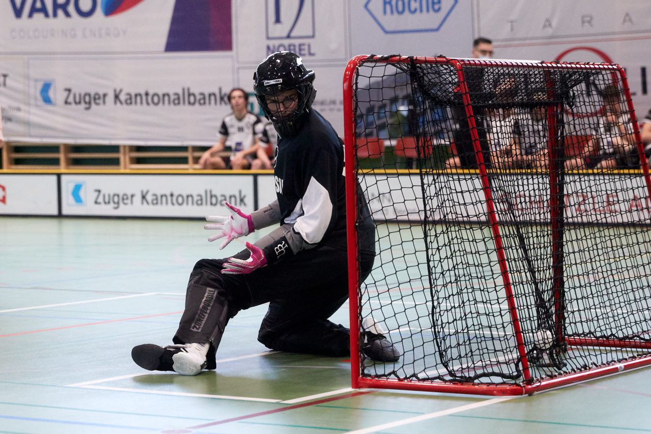 Junioren U18A 
Zug United - Unihockey Basel Regio  
am 17. Januar 2022 in der Sporthalle der Kantonsschule Zug 
Bild: Michael Peter