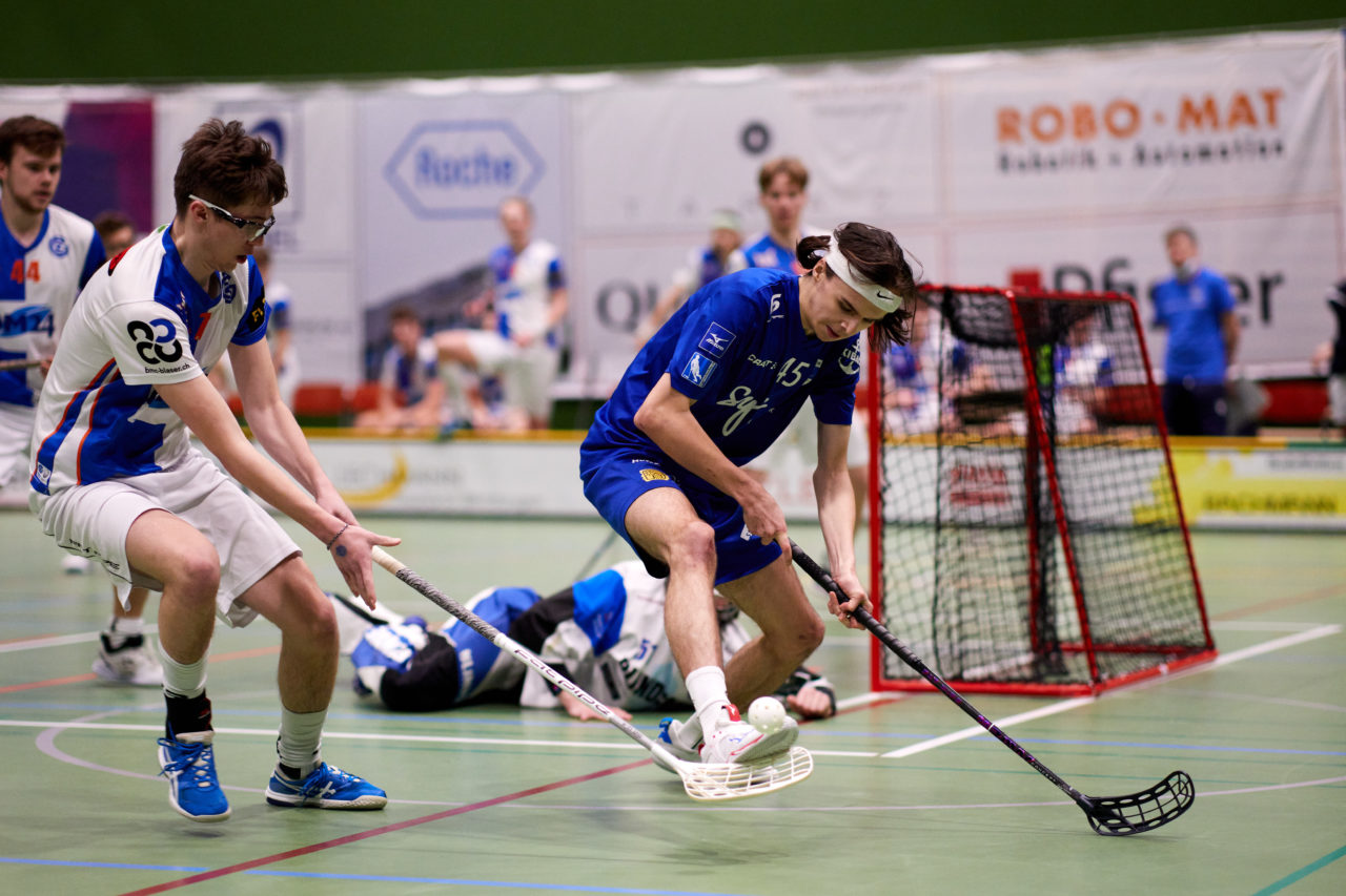 Junioren U21A 
Zug United - GC Unihockey am 17. Januar 2022 in der Sporthalle der Kantonsschule Zug 
Bild: Michael Peter