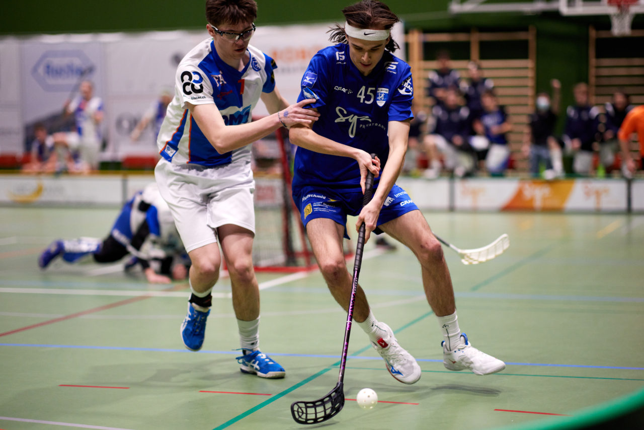 Junioren U21A 
Zug United - GC Unihockey am 17. Januar 2022 in der Sporthalle der Kantonsschule Zug 
Bild: Michael Peter