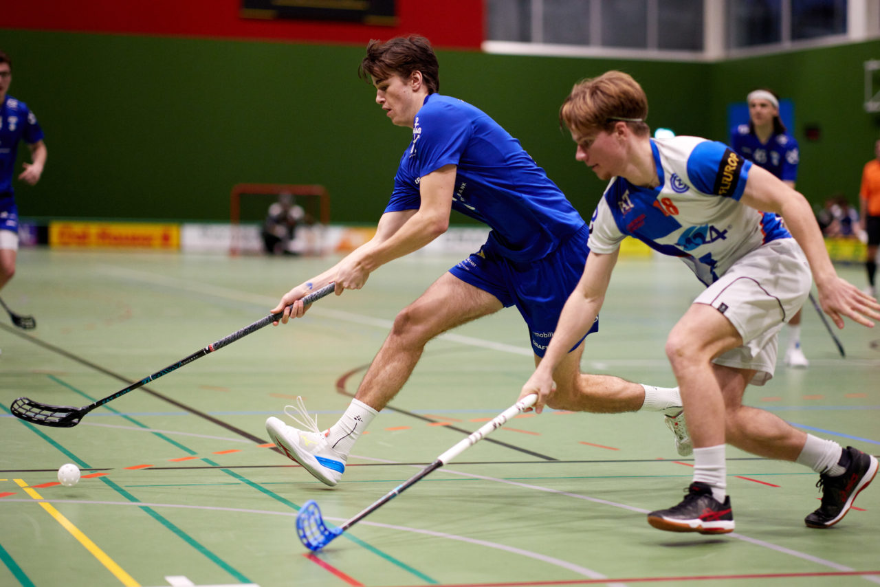 Junioren U21A 
Zug United - GC Unihockey am 17. Januar 2022 in der Sporthalle der Kantonsschule Zug 
Bild: Michael Peter