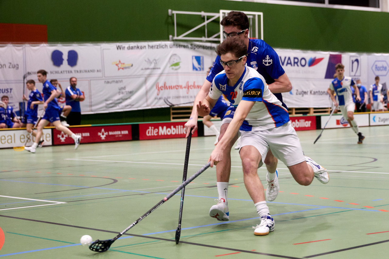 Junioren U21A 
Zug United - GC Unihockey am 17. Januar 2022 in der Sporthalle der Kantonsschule Zug 
Bild: Michael Peter