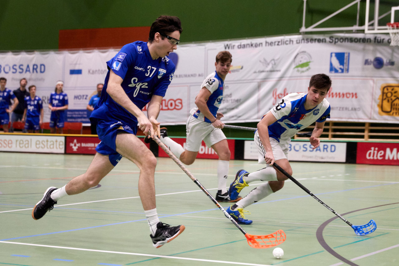 Junioren U21A 
Zug United - GC Unihockey am 17. Januar 2022 in der Sporthalle der Kantonsschule Zug 
Bild: Michael Peter