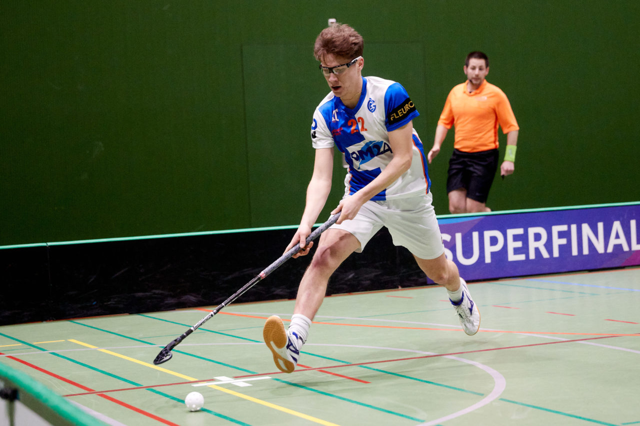 Junioren U21A 
Zug United - GC Unihockey am 17. Januar 2022 in der Sporthalle der Kantonsschule Zug 
Bild: Michael Peter