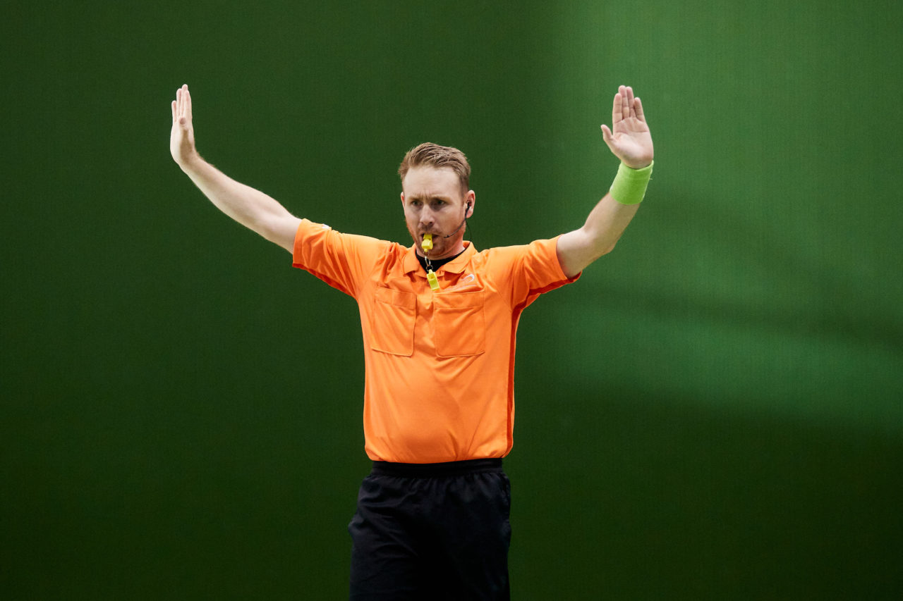 Junioren U21A Playoff 
Zug United - UHC Alligator Malans am 19. Februar 2022 in der Sporthalle der Kantonsschule Zug 
Bild: Michael Peter